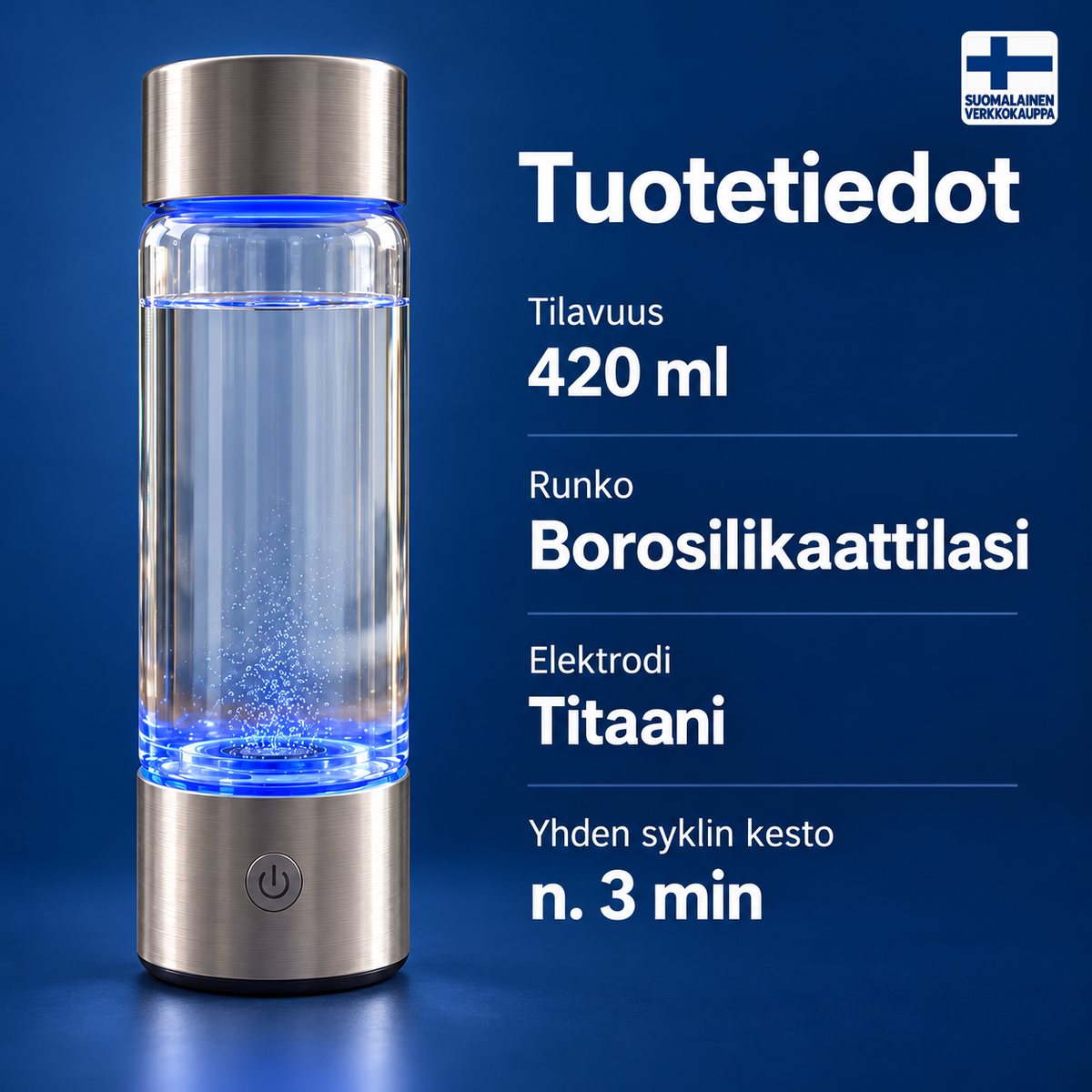 Pisara™ Vetyvesipullo